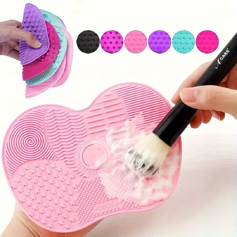 FRAP Silicone Apple-Shaped Scrub Pad with Suction Cup