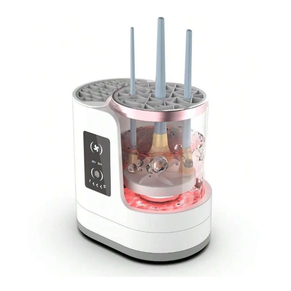 Electric Makeup Brush Cleaner Kit with UV Light