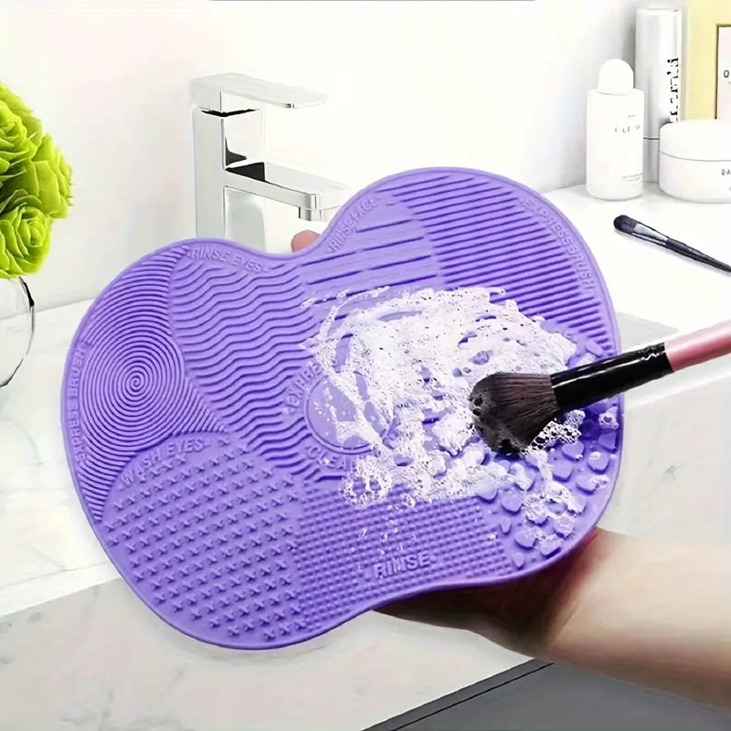 FRAP Silicone Apple-Shaped Scrub Pad with Suction Cup